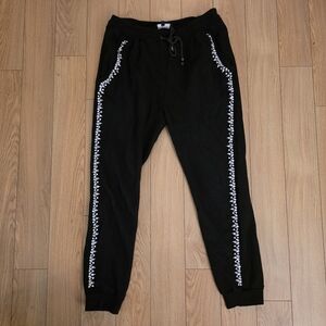 Hemant & Nandita Rhinestone Sweatpants- Oversized Medium